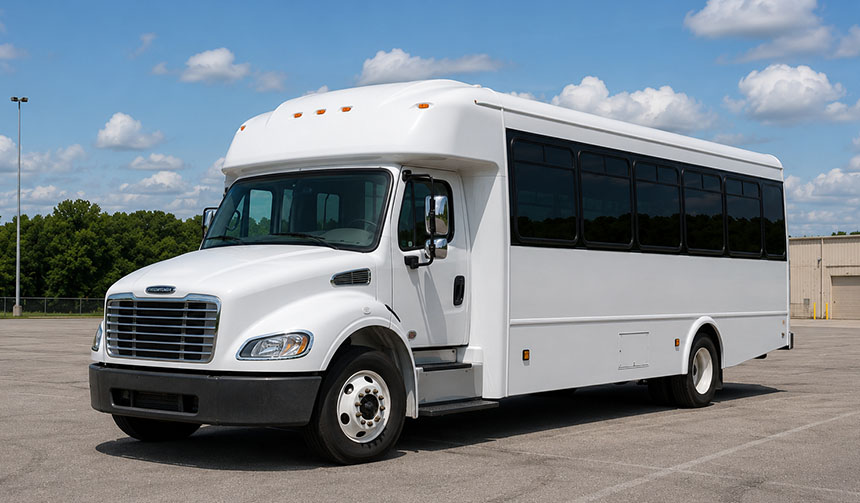 25-passenger minibus for charter in Champaign, IL