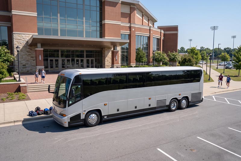 Sports Team Charter Bus Rentals in Champaign, IL